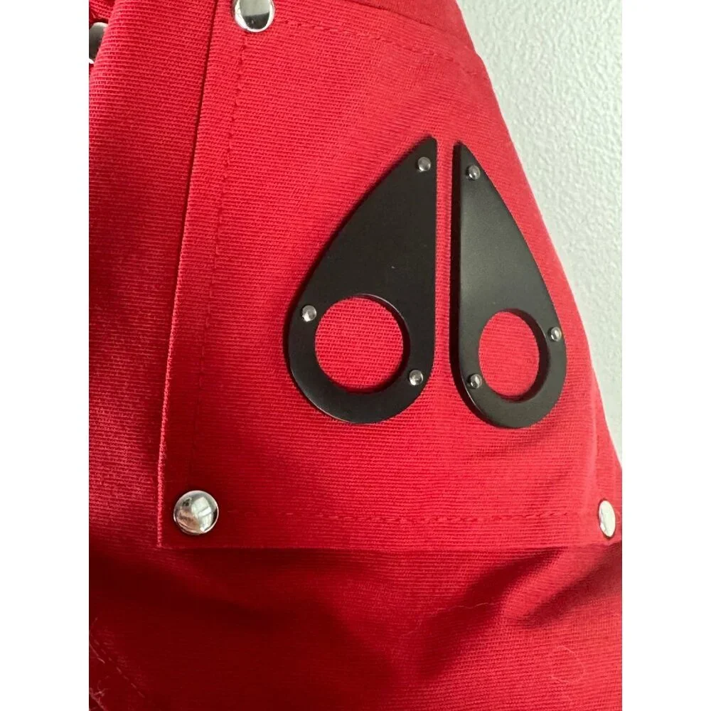 NWT Moose Knuckles Canada Down Parka Red Men's Size S Authentic
